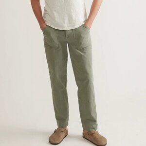 Marine Layer Breyer Relaxed Fit Utility Pant Men's 30 Vetiver NWT